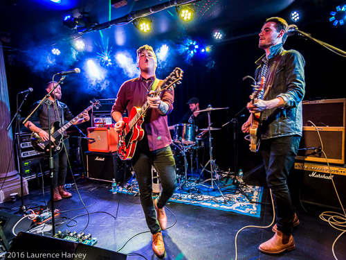 Broken Witt Rebels on stage at The Water Rats
