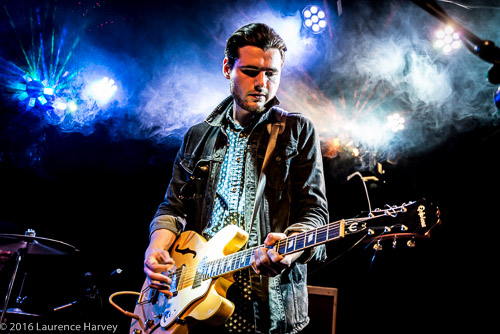 James Tranter on vocals & lead guitar