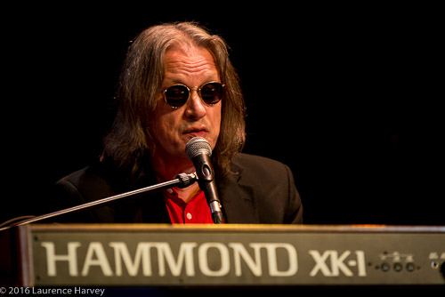 Paul Long on keyboards and vocals