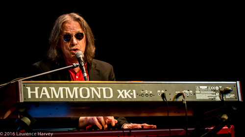 Paul Long on keyboards and vocals