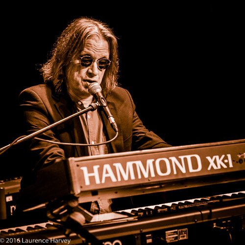 Paul Long on keyboards and vocals