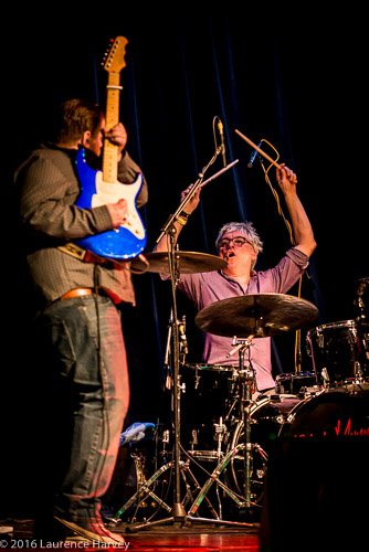 Danny Bryant on guitar & Dave Raeburn on drums