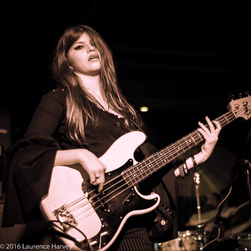Keira Kenworthy on bass