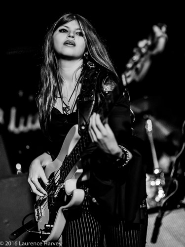 Keira Kenworthy on bass