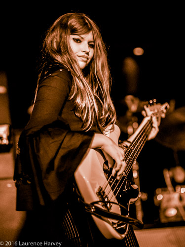 Keira Kenworthy on bass