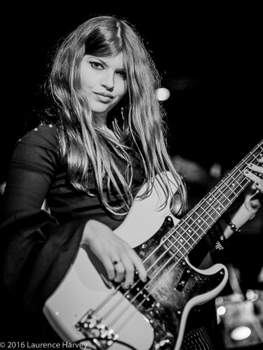 Keira Kenworthy on bass