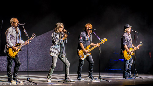 Foreigner on stage at The London Palladium