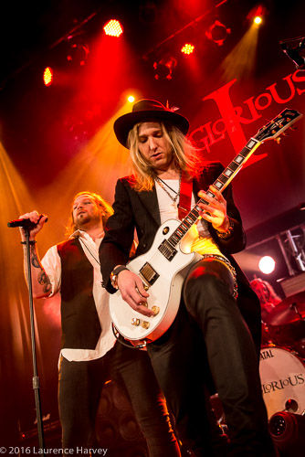 Andreas Eriksson on lead guitar