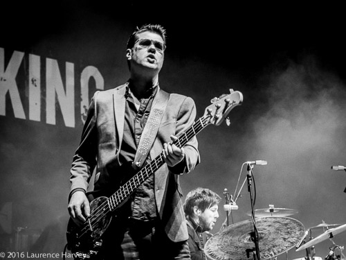 Lindsay Coulson on bass