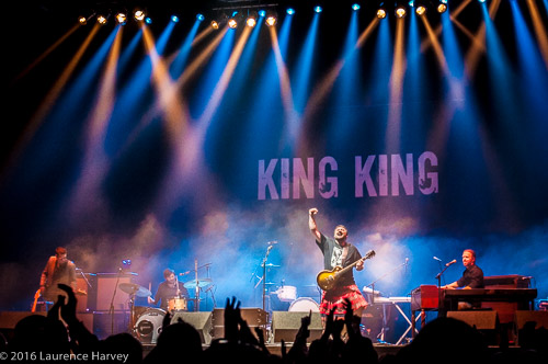 King King on stage at Wembley Arena