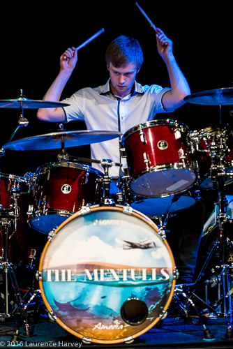 Nick Colman on drums