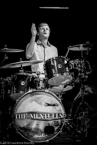 Nick Colman on drums