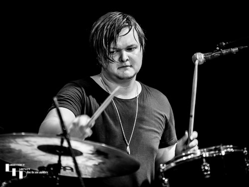 Charlie Simpson on drums