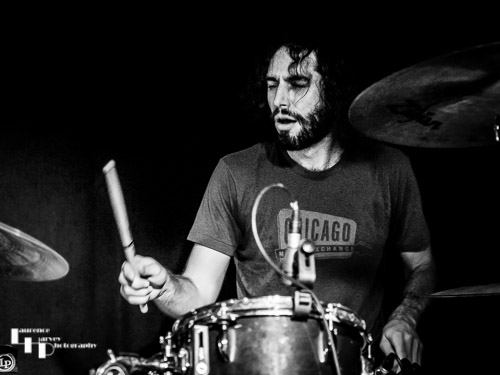 Adam Abrashoff on drums
