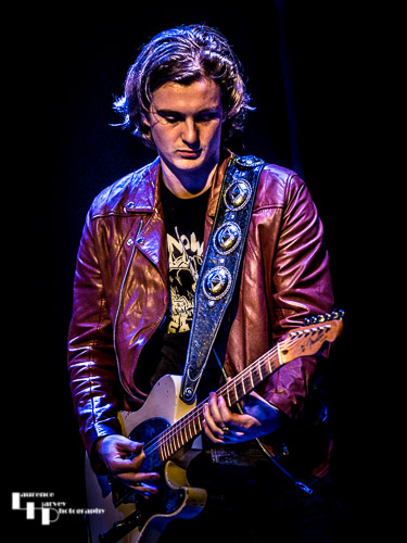 Kaleb Rose on rhythm guitar