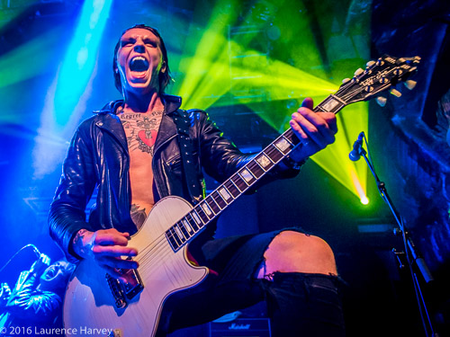 Tagore Grey on guitar