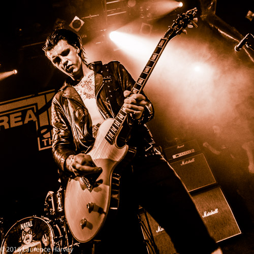 Tagore Grey on guitar