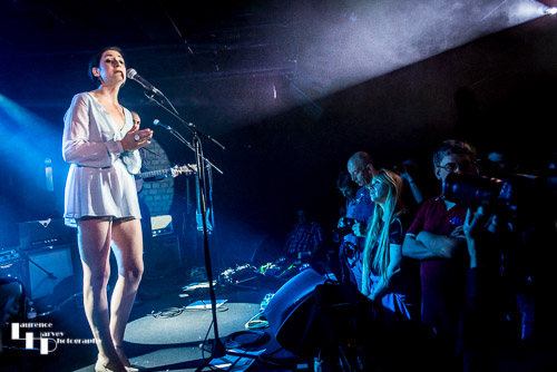 Anna Krantz on stage at The Borderline