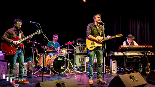 Bolaji Blues Band on stage at The Limelight Theatre