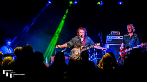 Bernie Marsden & his band on stage at the Bucks Blues Fest