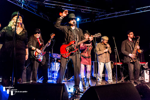 Hitman Blues Band on stage at Bucks Blues Festival