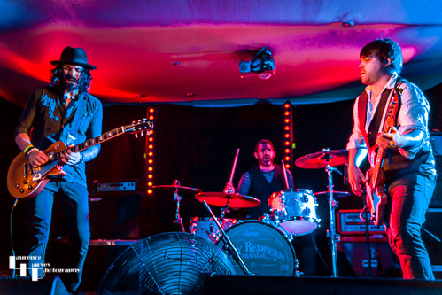 Troy Redfern Band on stage at Bucks Blues Festival