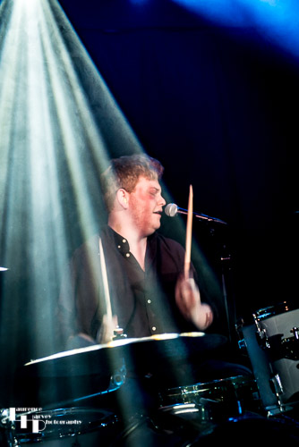 George Drewry on drums