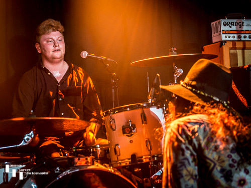 George Drewry on drums