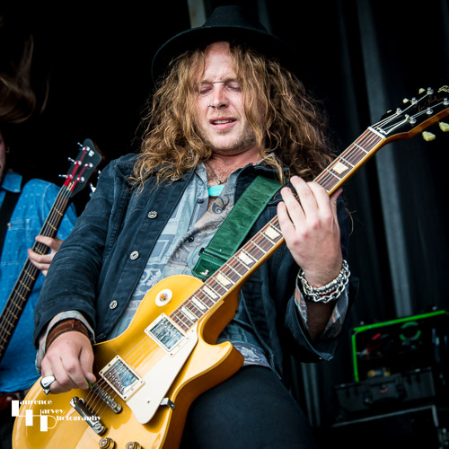 Bad Touch: Daniel ‘Seeks’ Seekings on rhythm guitar