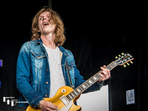 Bad Touch: Rob Glendinning on lead guitar
