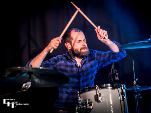 James Dudley on drums