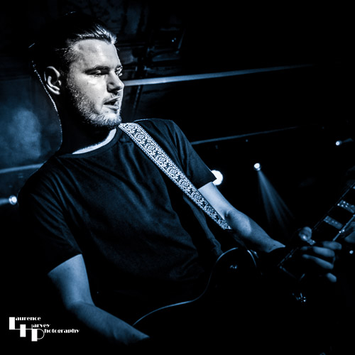James Tranter on lead guitar