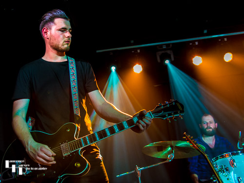 James Tranter on lead guitar