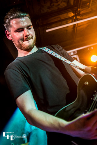 James Tranter on lead guitar