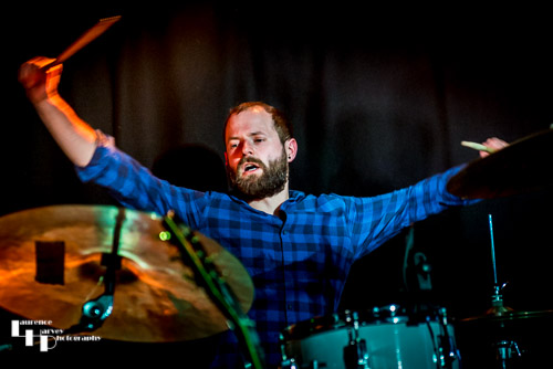 James Dudley on drums
