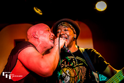 Dan Reed on lead vocals & Melvin Branon Jr. on bass & vocals