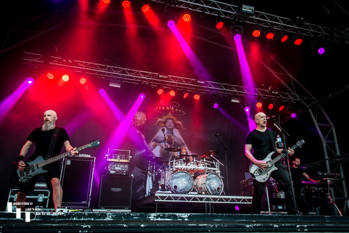 The Devin Townsend Project on stage at Ramblin' Man Fair