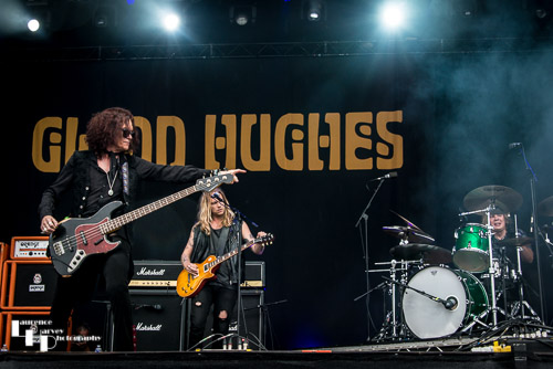 Glenn Hughes & band on stage at Ramblin' Man Fair