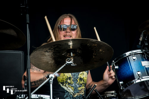 JJ Nichols: Dennis Holm on drums