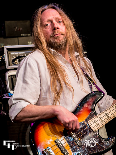 Jamie Mallender on bass