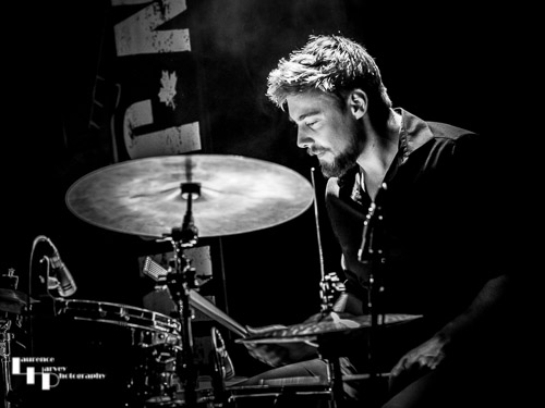 Will Laurin on drums