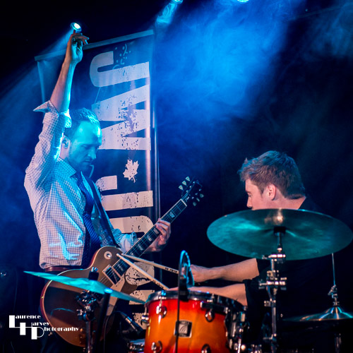 JW Jones on vocals & guitar, Will Laurin on drums