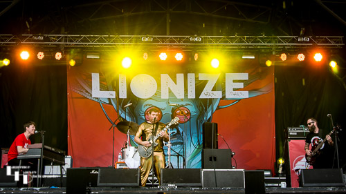 Lionize on stage at Ramblin' Man Fair