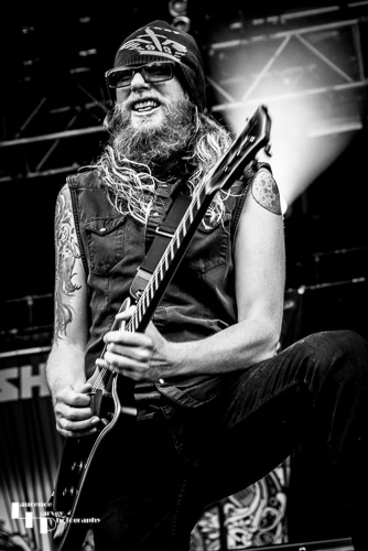 British Lion: David Hawkins on guitar