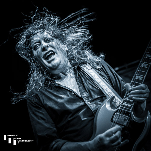 Innes Sibun on guitar