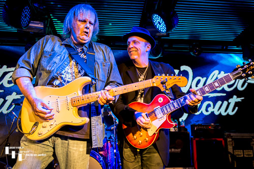 Walter Trout & guest Stephen Dale Petit on stage at Under The Bridge