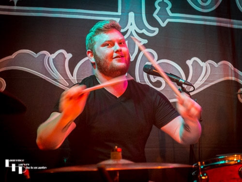 George Drewry on drums