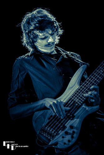 Adam Pyke on bass