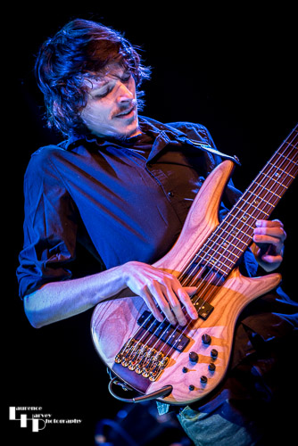 Adam Pyke on bass