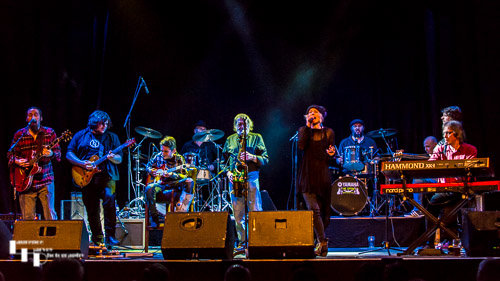 Catfish, Northsyde & guests jamming on stage at The Harlington